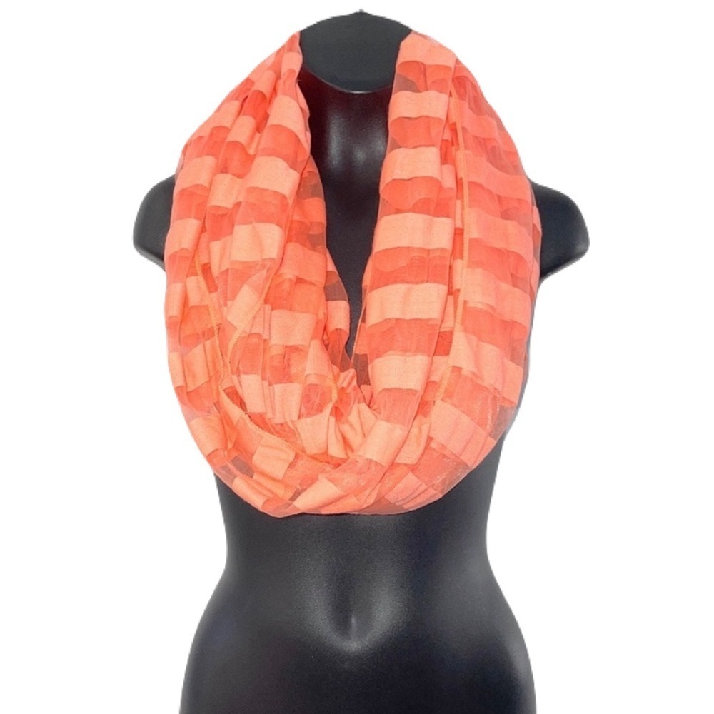 Neon orange scarf